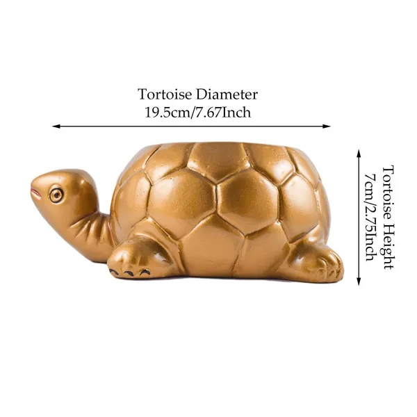 Tortoise_Big_Ceramic_Pots_For_Indoor_Plants,Planters,Flower_Pots,Gamla,For_Indoor,Outdoor,Balcony,Home,Garden_And_Office_Decor,Succulent_Pot(Color:Golden)