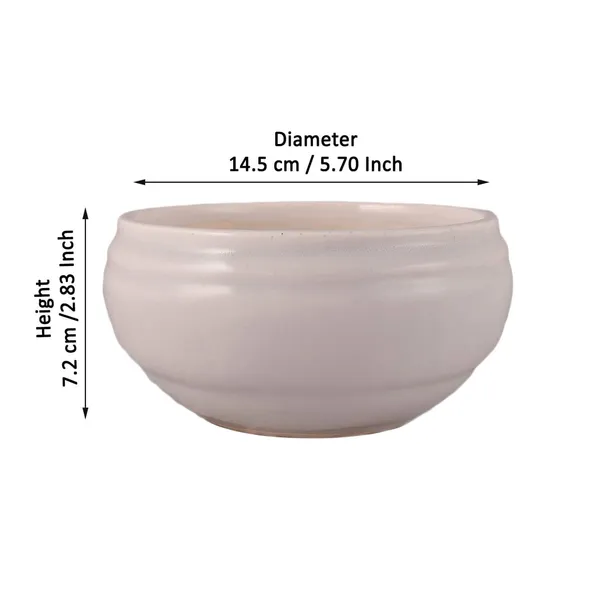 Bowl_Small_White_Hp_Ceramic_Pots_For_Indoor_Plants,_Planters,_Flower,_Pots,_Gamla,_Outdoor,_Balcony,_Home,_Garden,_Office_Decor,_Succulent_Pot(D_-_15_X_H_-_8_Cm)