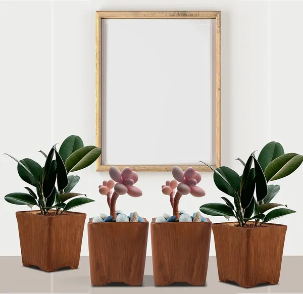 Ceramic_Mini_Pots_For_Indoor_Plants,_Planters,_Flower_Pot,_Gamla,_Table_Top_Outdoor,_Succulent_Pot.(Color:_Antique_Set_Of_4)