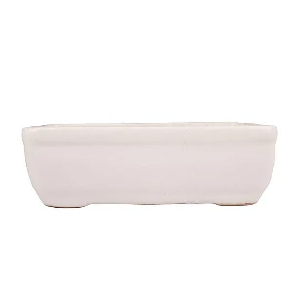 Rectangle_Ceramic_Pots_For_Indoor_Plants,Planters,Flower_Pots,Gamla_For_Indoor,Outdoor,Succulent_Pot_(White_Hp)(L:18.5_Cm,_H:6_Cm)