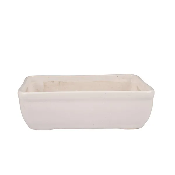 Rectangle_Ceramic_Pots_For_Indoor_Plants,Planters,Flower_Pots,Gamla_For_Indoor,Outdoor,Succulent_Pot_(White_Hp)(L:18.5_Cm,_H:6_Cm)
