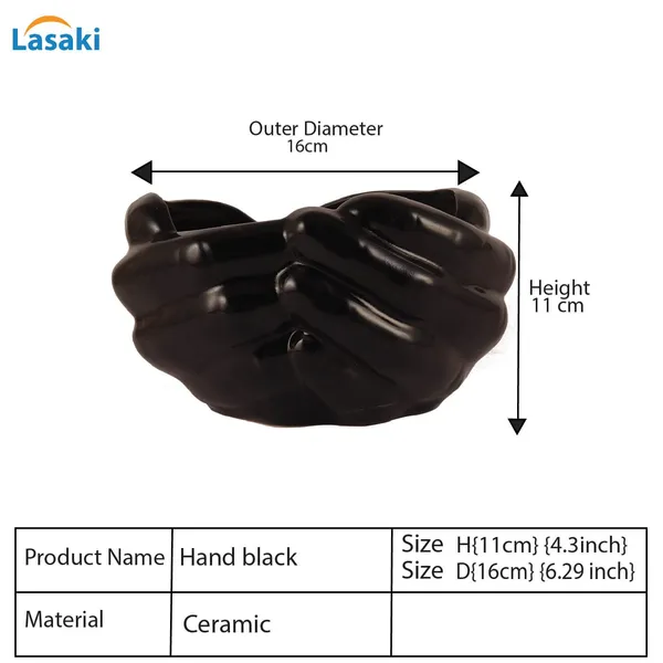 Hand_Ceramic_Pots_For_Indoor_Plants,_Planters,_Flower_Pot_Living_Room_Home_Decor_Office_Tabletop_Desk_Garden_(Color:_Black)