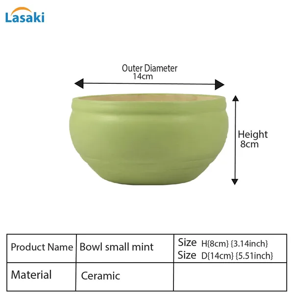 Bowl_Small_Mint_Ceramic_Pots_For_Indoor_Plants,_Planters,_Flower,_Pots,_Gamla,_Outdoor,_Balcony,_Home,_Garden,_Office_Decor,_Succulent_Pot(D_-_15_X_H_-_8_Cm)