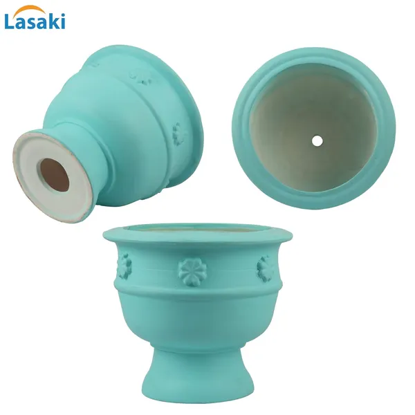 Oreo_Flower_Aqua_Ceramic_Pots_For_Indoor_Plants,_Planters,_Flower,_Pots,_Gamla,_Outdoor,_Balcony,_Home,_Garden,_Office_Decor,_Succulent_Pot_(D_-_21_X_H_-_18_Cm)