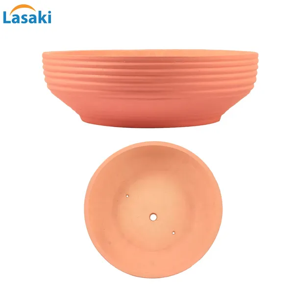 Camry_Medium_Pink_Ceramic_Pots_For_Indoor_Plants,_Planters,_Flower,_Pots,_Gamla,_Outdoor,_Balcony,_Home,_Garden,_Office_Decor,_Succulent,Bonsai(D_-_23_X_H_-_7.5_Cm)
