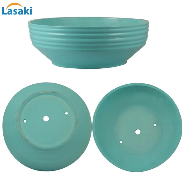 Camry_Medium_Aqua_Ceramic_Pots_For_Indoor_Plants,_Planters,_Flower,_Pots,_Gamla,_Outdoor,_Balcony,_Home,_Garden,_Office_Decor,_Succulent,Bonsai(D_-_23_X_H_-_7.5_Cm)