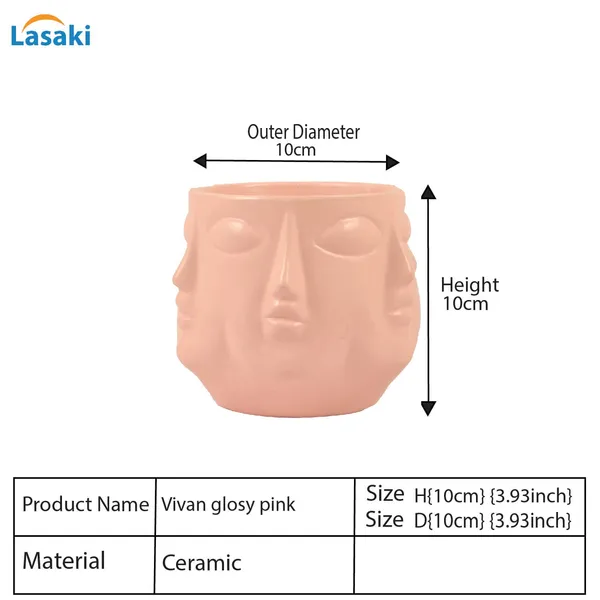 Vivan_Pink_Ceramic_Pots_For_Indoor_Plants,_Planters,_Flower,_Pots,_Gamla,_Outdoor,_Balcony,_Home,_Garden,_Office_Decor,_Succulent_Pot(H_-_10_X_D_-_10_Cm)