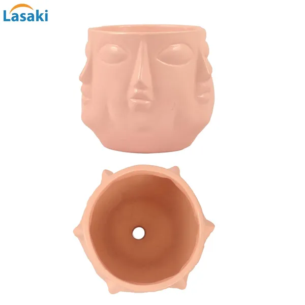 Vivan_Pink_Ceramic_Pots_For_Indoor_Plants,_Planters,_Flower,_Pots,_Gamla,_Outdoor,_Balcony,_Home,_Garden,_Office_Decor,_Succulent_Pot(H_-_10_X_D_-_10_Cm)