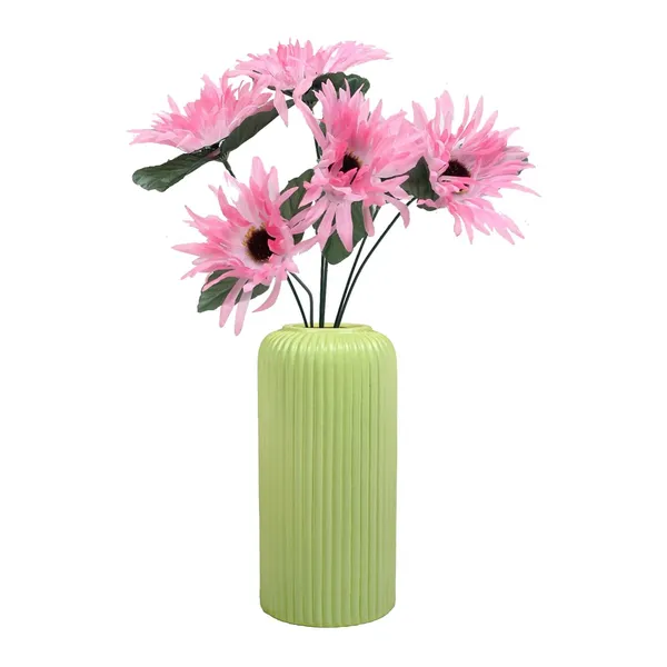Evelyn_Medium_Mint_Ceramic_Flower_Vase_For_Living_Room,_Bedroom,_Dining_Table,_Home_Decoration_(H_-_20.5_X_D_-_9_Cm,_Mint)