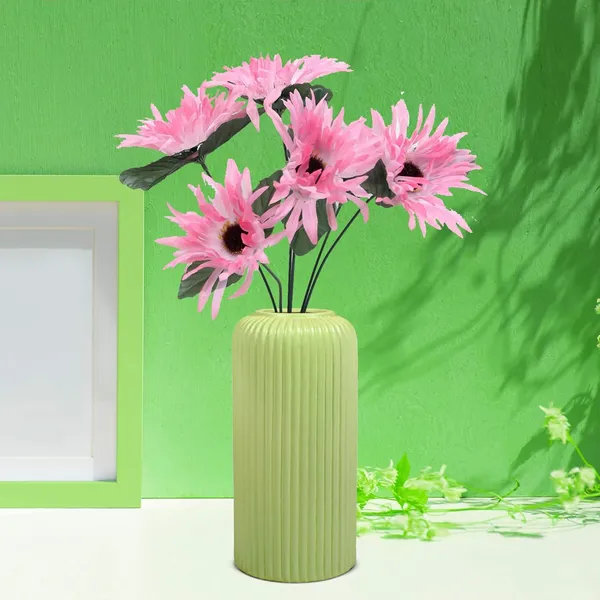 Evelyn_Medium_Mint_Ceramic_Flower_Vase_For_Living_Room,_Bedroom,_Dining_Table,_Home_Decoration_(H_-_20.5_X_D_-_9_Cm,_Mint)