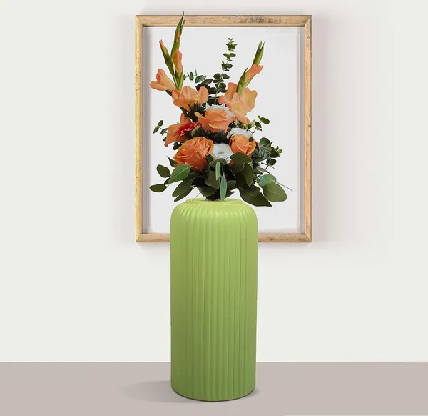 Evelyn_Big_Mint_Ceramic_Flower_Vase_For_Living_Room,_Bedroom,_Dining_Table,_Home_Decoration_(H_-_26.5_X_D_-_10_Cm,_Mint)