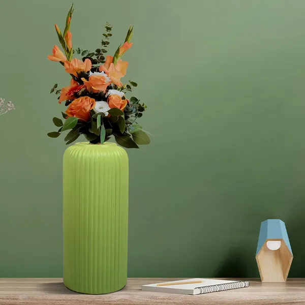 Evelyn_Big_Mint_Ceramic_Flower_Vase_For_Living_Room,_Bedroom,_Dining_Table,_Home_Decoration_(H_-_26.5_X_D_-_10_Cm,_Mint)