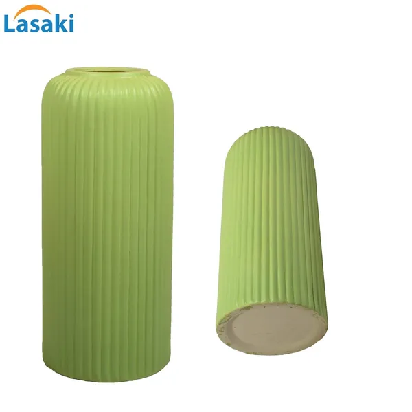 Evelyn_Big_Mint_Ceramic_Flower_Vase_For_Living_Room,_Bedroom,_Dining_Table,_Home_Decoration_(H_-_26.5_X_D_-_10_Cm,_Mint)