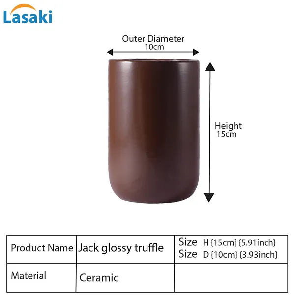 Jack_Truffle_Ceramic_Pots_For_Indoor_Plants,_Planters,_Flower,_Pots,_Gamla,_Outdoor,_Balcony,_Home,_Garden,_Office_Decor,_Succulent_Pot(H_-_15_X_D_-_10_Cm)