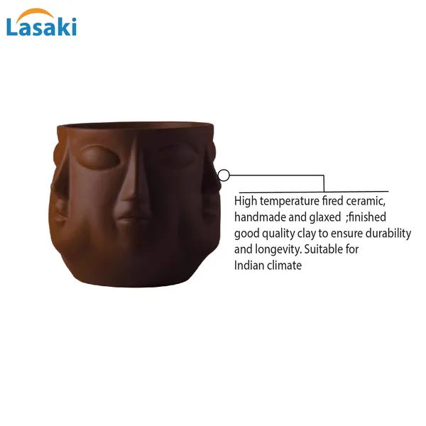 Vivan_Truffle_Ceramic_Pots_For_Indoor_Plants,_Planters,_Flower,_Pots,_Gamla,_Outdoor,_Balcony,_Home,_Garden,_Office_Decor,_Succulent_Pot(H_-_10_X_D_-_10_Cm)