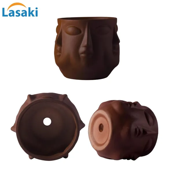 Vivan_Truffle_Ceramic_Pots_For_Indoor_Plants,_Planters,_Flower,_Pots,_Gamla,_Outdoor,_Balcony,_Home,_Garden,_Office_Decor,_Succulent_Pot(H_-_10_X_D_-_10_Cm)