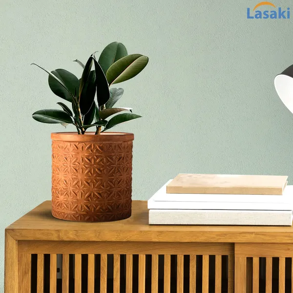Gloria_Flower_Antique_Ceramic_Pots_For_Indoor_Plants,_Planters,_Flower,_Pots,_Gamla,_Outdoor,_Balcony,_Home,_Garden,_Office_Decor,_Succulent_Pot(H_-_13_X_D_-_13_Cm)