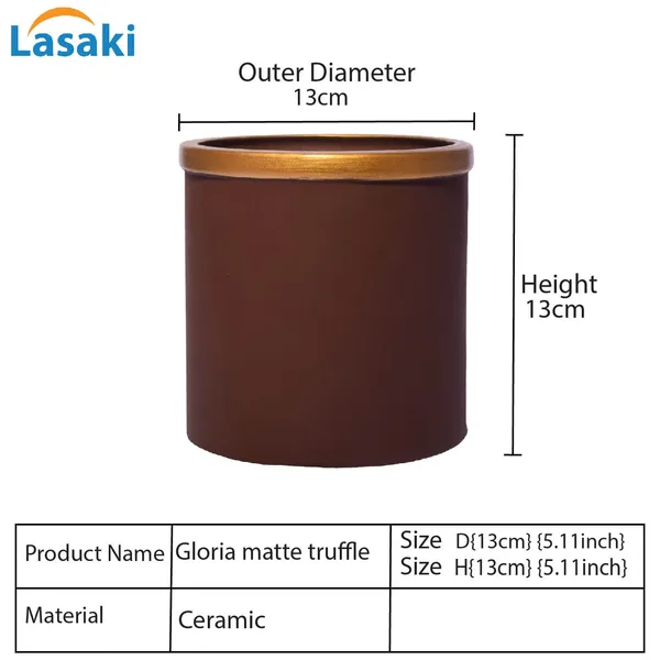 Gloria_Truffle_Golden_Ceramic_Pots_For_Indoor_Plants,_Planters,_Flower,_Pots,_Gamla,_Outdoor,_Balcony,_Home,_Garden,_Office_Decor,_Succulent_Pot(H_-_13_X_D_-_13_Cm)