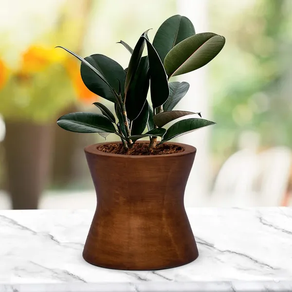 Damru_Antique_Ceramic_Pots_For_Indoor_Plants,_Planters,_Flower,_Pots,_Gamla,_Outdoor,_Balcony,_Home,_Garden,_Office_Decor,_Succulent_Pot(H_-_11_X_D_-_11_Cm)