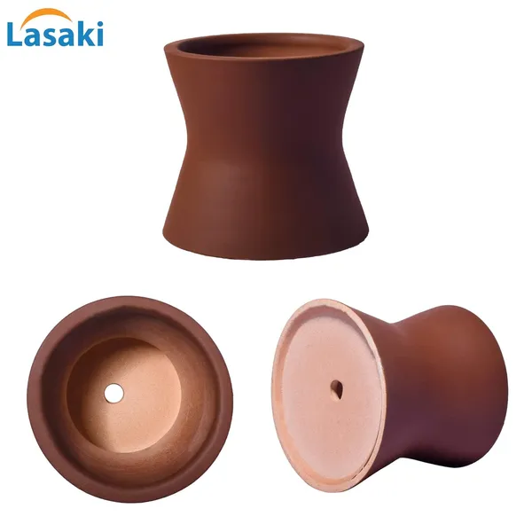 Damru_Truffle_Ceramic_Pots_For_Indoor_Plants,_Planters,_Flower,_Pots,_Gamla,_Outdoor,_Balcony,_Home,_Garden,_Office_Decor,_Succulent_Pot(H_-_11_X_D_-_11_Cm)
