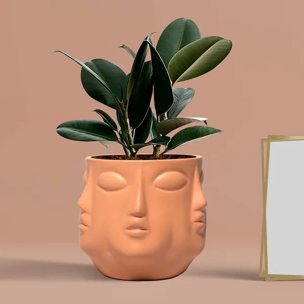 Vivan_Ginger_Ceramic_Pots_For_Indoor_Plants,_Planters,_Flower,_Pots,_Gamla,_Outdoor,_Balcony,_Home,_Garden,_Office_Decor,_Succulent_Pot(H_-_10_X_D_-_10_Cm)