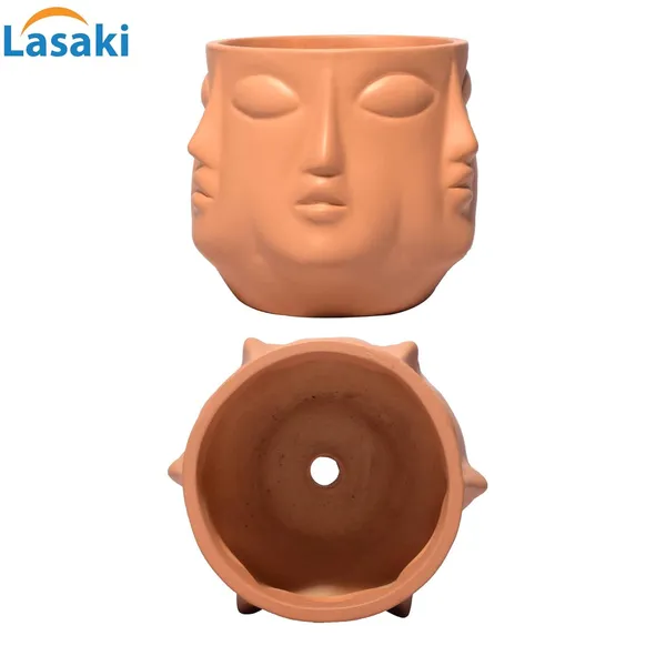 Vivan_Ginger_Ceramic_Pots_For_Indoor_Plants,_Planters,_Flower,_Pots,_Gamla,_Outdoor,_Balcony,_Home,_Garden,_Office_Decor,_Succulent_Pot(H_-_10_X_D_-_10_Cm)