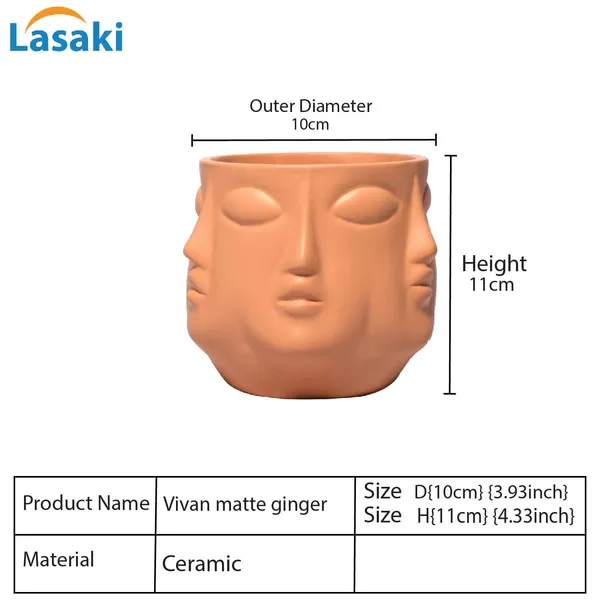 Vivan_Ginger_Ceramic_Pots_For_Indoor_Plants,_Planters,_Flower,_Pots,_Gamla,_Outdoor,_Balcony,_Home,_Garden,_Office_Decor,_Succulent_Pot(H_-_10_X_D_-_10_Cm)