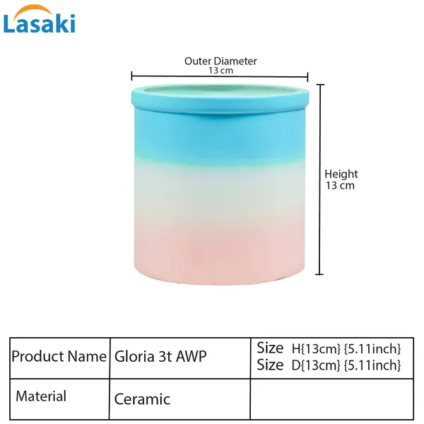 Gloria_3T_Pwr_Ceramic_Pots_For_Indoor_Plants,_Planters,_Flower,_Pots,_Gamla,_Outdoor,_Balcony,_Home,_Garden,_Office_Decor,_Succulent_Pot(H_-_13_X_D_-_13_Cm)