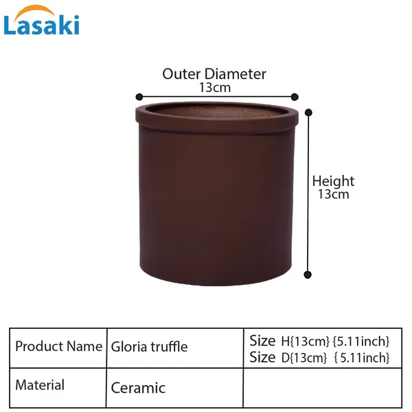 Gloria_Truffle_Ceramic_Pots_For_Indoor_Plants,_Planters,_Flower,_Pots,_Gamla,_Outdoor,_Balcony,_Home,_Garden,_Office_Decor,_Succulent_Pot(H_-_13_X_D_-_13_Cm)