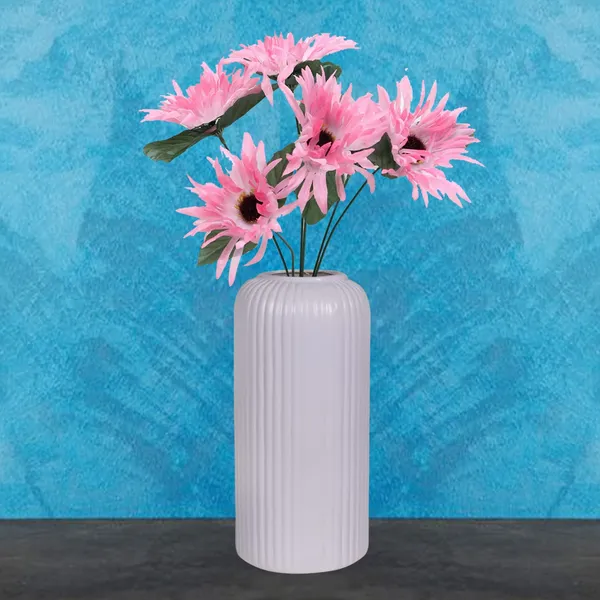 Evelyn_Medium_Purple_Ceramic_Flower_Vase_For_Living_Room,_Bedroom,_Dining_Table,_Home_Decoration_(H_-_20.5_X_D_-_9_Cm,_Purple)