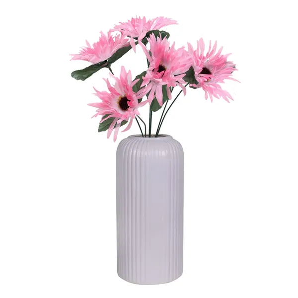 Evelyn_Medium_Purple_Ceramic_Flower_Vase_For_Living_Room,_Bedroom,_Dining_Table,_Home_Decoration_(H_-_20.5_X_D_-_9_Cm,_Purple)