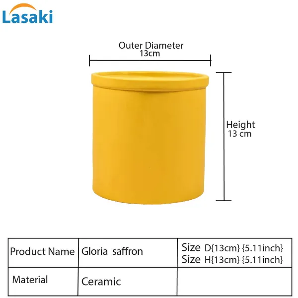 Gloria_Saffron_Ceramic_Pots_For_Indoor_Plants,_Planters,_Flower,_Pots,_Gamla,_Outdoor,_Balcony,_Home,_Garden,_Office_Decor,_Succulent_Pot(H_-_13_X_D_-_13_Cm)