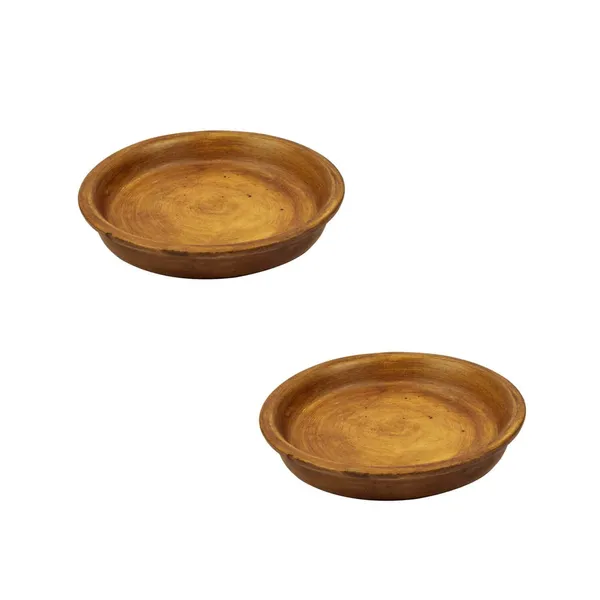 Round_Ceramic_Trays_(Plates_Saucers)_For_Pots,_Planters,_Flower,_Succulent(Set_Of_2,Antique,3.5_Inch)_R3.5