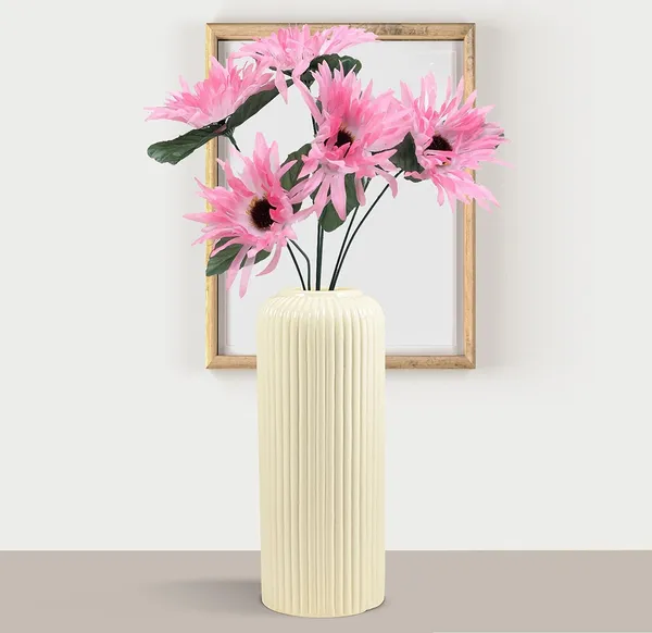 Evelyn_Big_White_Ceramic_Flower_Vase_For_Living_Room,_Bedroom,_Dining_Table,_Home_Decoration_(H_-_26.5_X_D_-_10_Cm,_White)