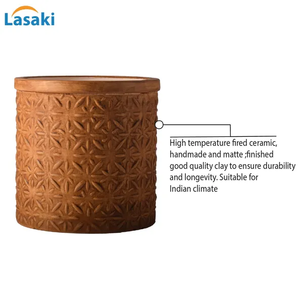 Gloria_Flower_Antique_Ceramic_Pots_For_Indoor_Plants,_Planters,_Flower,_Pots,_Gamla,_Outdoor,_Balcony,_Home,_Garden,_Office_Decor,_Succulent_Pot(H_-_13_X_D_-_13_Cm)