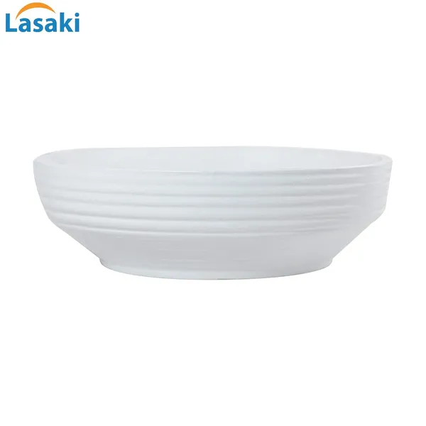 Camry_Big_White_Ceramic_Pots_For_Indoor_Plants,_Planters,_Flower,_Pots,_Gamla,_Outdoor,_Balcony,_Home,_Garden,_Office_Decor,_Succulent,Bonsai(D_-_30_X_H_-_10_Cm)