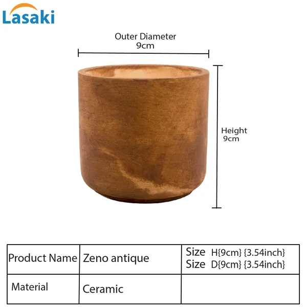 Zeno_Antique_Ceramic_Pots_For_Indoor_Plants,_Planters,_Flower,_Pots,_Gamla,_Outdoor,_Balcony,_Home,_Garden,_Office_Decor,_Succulent_Pot(H_-_9_X_D_-_9_Cm)
