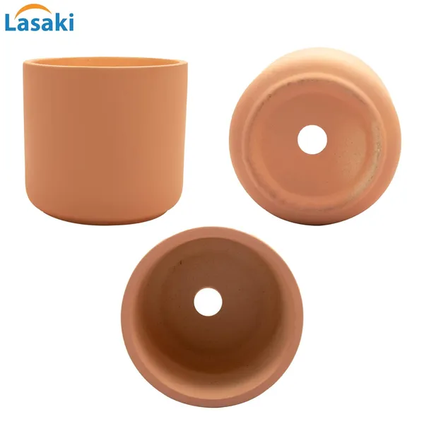 Zeno_Ginger_Ceramic_Pots_For_Indoor_Plants,_Planters,_Flower,_Pots,_Gamla,_Outdoor,_Balcony,_Home,_Garden,_Office_Decor,_Succulent_Pot(H_-_9_X_D_-_9_Cm)