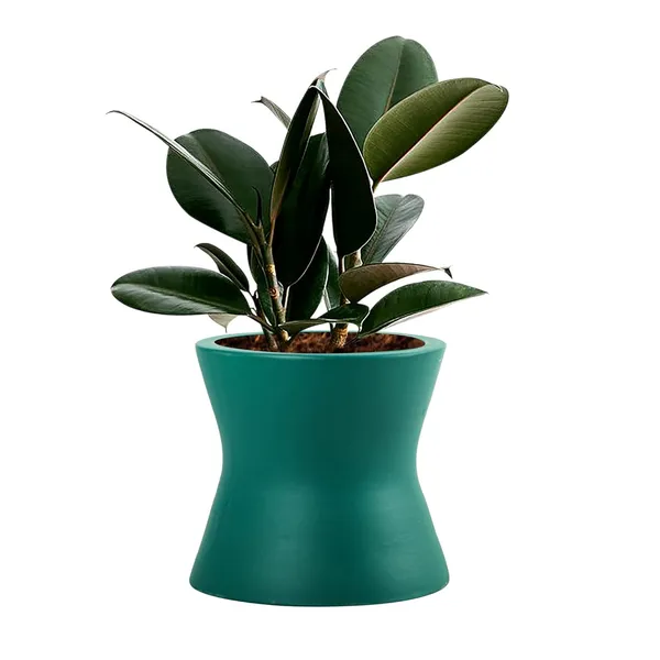 Damru_Deep_Jungle_Ceramic_Pots_For_Indoor_Plants,_Planters,_Flower,_Pots,_Gamla,_Outdoor,_Balcony,_Home,_Garden,_Office_Decor,_Succulent_Pot(H_-_11_X_D_-_11_Cm)