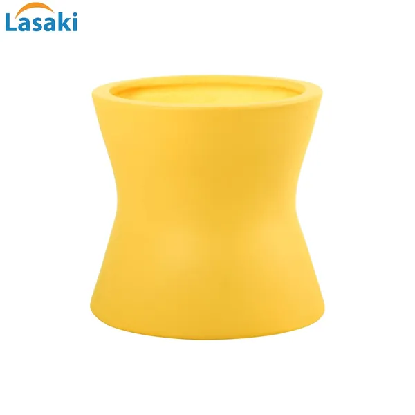 Damru_Saffron_Ceramic_Pots_For_Indoor_Plants,_Planters,_Flower,_Pots,_Gamla,_Outdoor,_Balcony,_Home,_Garden,_Office_Decor,_Succulent_Pot(H_-_11_X_D_-_11_Cm)