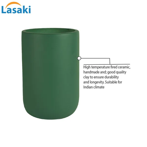 Jack_Deep_Jungle_Ceramic_Pots_For_Indoor_Plants,_Planters,_Flower,_Pots,_Gamla,_Outdoor,_Balcony,_Home,_Garden,_Office_Decor,_Succulent_Pot(H_-_15_X_D_-_10_Cm)