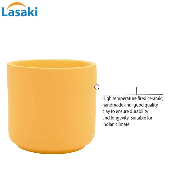 Zeno_Saffron_Ceramic_Pots_For_Indoor_Plants,_Planters,_Flower,_Pots,_Gamla,_Outdoor,_Balcony,_Home,_Garden,_Office_Decor,_Succulent_Pot(H_-_9_X_D_-_9_Cm)