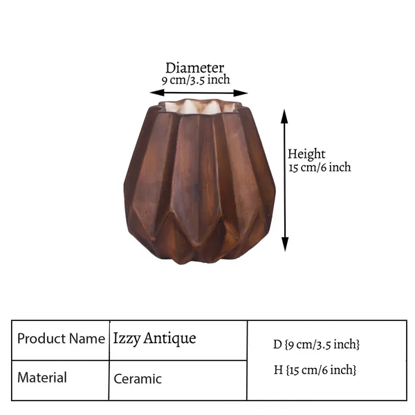 Izzy_Antique_Ceramic_Pots_For_Indoor_Plants,_Planters,_Flower,_Pots,_Gamla,_Outdoor,_Balcony,_Home,_Garden,_Office_Decor,_Succulent_Pot(H_-_15_X_D_-_9_Cm)