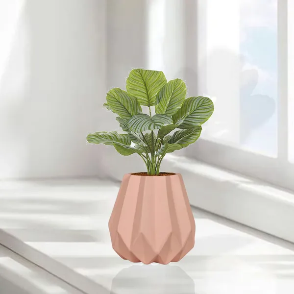 Izzy_Pink_Ceramic_Pots_For_Indoor_Plants,_Planters,_Flower,_Pots,_Gamla,_Outdoor,_Balcony,_Home,_Garden,_Office_Decor,_Succulent_Pot(H_-_15_X_D_-_9_Cm)