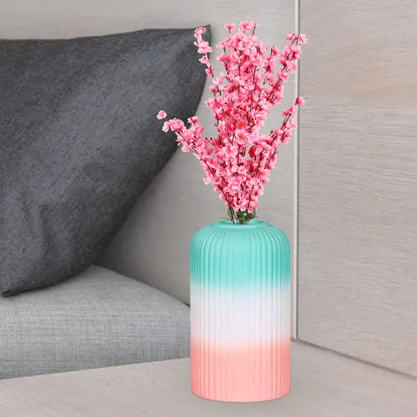 Evelyn_Small_3T_Pwa_Ceramic_Flower_Vase_For_Living_Room,_Bedroom,_Dining_Table,_Home_Decoration_(H_-_15.5_X_D_-_8_Cm,_Multi)