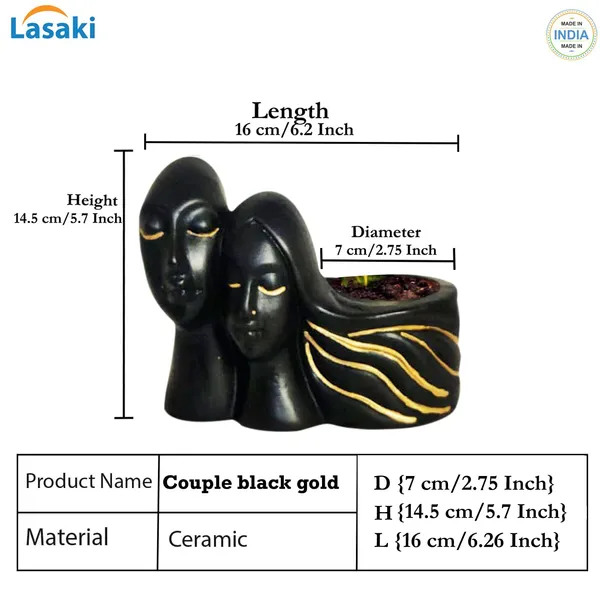 Couple_Black_Gold_Ceramic_Pots_For_Indoor_Plants,_Planters,_Flower,_Gamla,_Outdoor,_Balcony,_Home,_Garden,_Office_Decor,_Succulent_Pot(L_-_16_X_W_-_10_X_H_-_14.5_Cm)