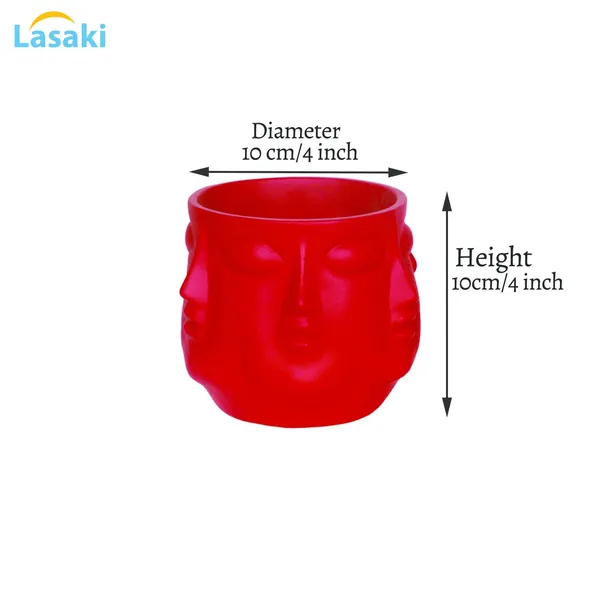 Vivan_Red_Ceramic_Pots_For_Indoor_Plants,_Planters,_Flower,_Pots,_Gamla,_Outdoor,_Balcony,_Home,_Garden,_Office_Decor,_Succulent_Pot(H_-_10_X_D_-_10_Cm)