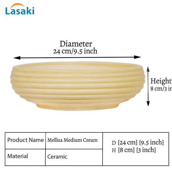 Melissa_Medium_Cream_Ceramic_Pots_For_Indoor_Plants,_Planters,_Flower,_Pots,_Gamla,_Outdoor,_Balcony,_Home,_Garden,_Office_Decor,_Succulent_Pot_(D_-_23_X_H_-_8_Cm)