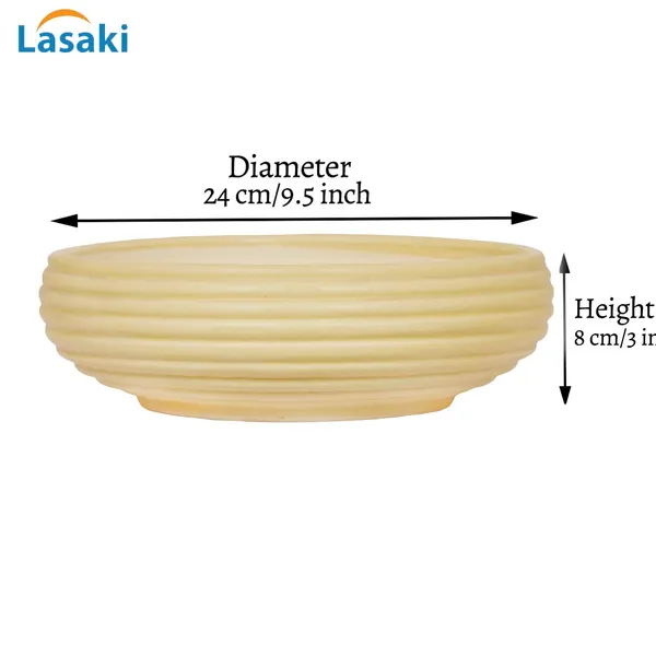 Melissa_Medium_Cream_Ceramic_Pots_For_Indoor_Plants,_Planters,_Flower,_Pots,_Gamla,_Outdoor,_Balcony,_Home,_Garden,_Office_Decor,_Succulent_Pot_(D_-_23_X_H_-_8_Cm)