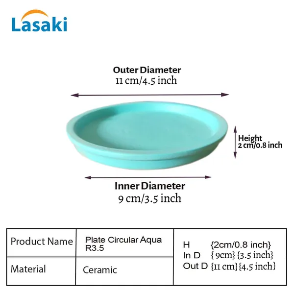 Round_Ceramic_Trays_(Plates_Saucers)_For_Pots,_Planters,_Flower,_Succulent(Set_Of_2,Aqua,3.5_Inch)_R3.5